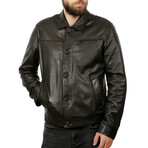 Jackson Leather Jacket // Black (L)