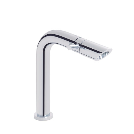 Bamboo // Single Handle Sink Faucet (Polished Chrome)