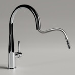 Multifunction Kitchen Sink Faucet + Pull Out Spray Head (Polished Chrome)