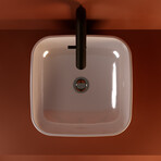 Bamboo // Single Handle Sink Faucet // Tall (Polished Chrome)