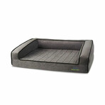 Crown Supreme Memory Foam Dog Bed // Large (Champagne Beige)
