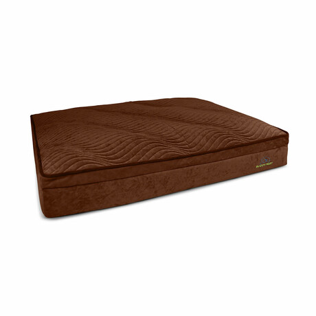 Affinity Pillow Top Hybrid Orthopedic Dog Bed // Large (Champagne Beige)