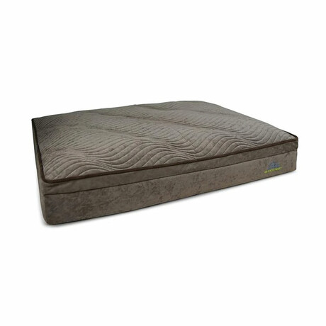 Affinity Pillow Top Hybrid Orthopedic Dog Bed // X-Large (Champagne Beige)