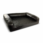 Grand Supreme Premium Memory Foam Dog Bed // Chocolate Leather (X-Large)
