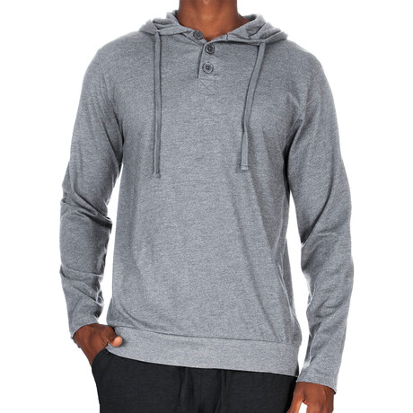 Light Weight 3 Button Hoodie // Light Gray (2XL) - Unsimply Stitched ...