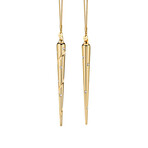 Icicle Diamante // Petite Luxe // 24k Gold // Set of 2