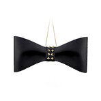 Black Bow Luxe // Gold Studs