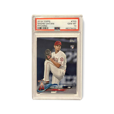 Shohei Ohtani // 2018 Topps Pitching // Rookie Card // PSA 10 Gem Mint