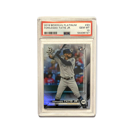 Fernando Tatis Jr. // 2019 Bowman Platinum // Rookie Card // PSA 10 Gem Mint