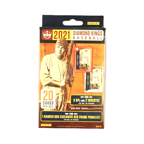 2021 Panini Diamond Kings Baseball Hanger Box // Sealed Box Of Cards