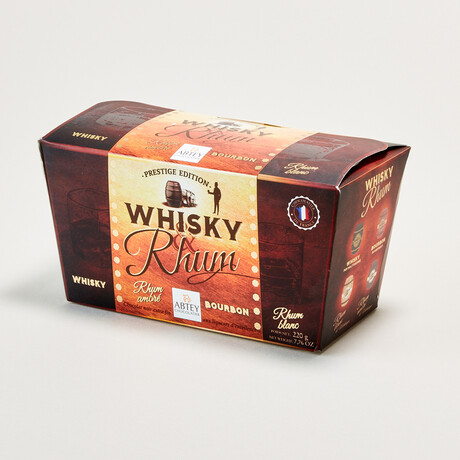 Prestige Whisky + Rum Chocolate Ballotin // 20 Pieces // 7.76 oz
