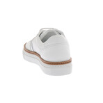 Lace-Up Sneakers // White (35)