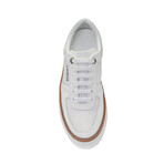 Lace-Up Sneakers // White (35)
