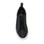 Lace-Up Tennis Shoes II // Black (40)