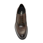 Oxford Lace-Up Shoes // Dark Brown (40)