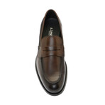 Slip-On Loafers // Dark Brown (40)