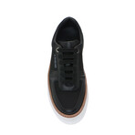 Lace-Up Sneakers // Black (35)