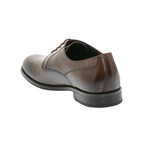 Derby Lace-Up Shoes // Dark Brown (40)