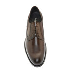 Derby Lace-Up Shoes // Dark Brown (40)