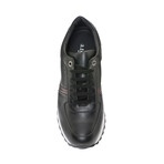 Sport Sneakers // Black + Wine (40)