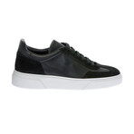 Suede Sport Sneakers // Black (40)
