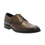 Derby Lace-Up Shoes // Dark Brown (40)