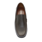 Grained Moccasin // Dark Brown (40)