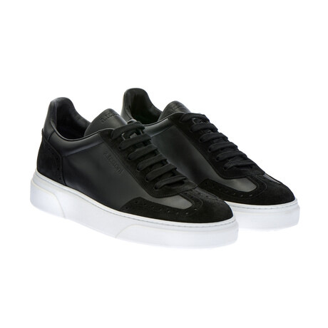 Suede Sport Sneakers // Black (40)