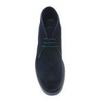Suede Clark Boots // Navy (40)
