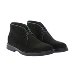 Suede Clark Boots // Black (40)