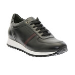 Sport Sneakers // Black + Wine (40)