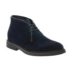 Suede Clark Boots // Navy (40)