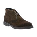 Suede Clark Boots // Dark Brown (40)