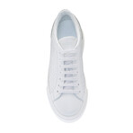 Lace-Up Tennis Shoes // White (40)