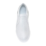 Slip-On Tennis Shoes // White (40)