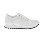 Classic Lace-Up Sneakers // White (40)