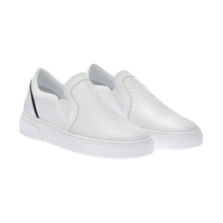 Slip-On Tennis Shoes // White (40)
