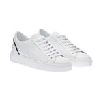 Lace-Up Tennis Shoes // White (40)