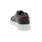 Lace-Up Tennis Shoes // Black (40)