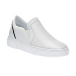 Slip-On Tennis Shoes // White (40)