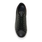 Lace-Up Tennis Shoes // Black (40)
