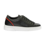 Lace-Up Tennis Shoes // Black (40)