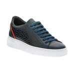 Lace-Up Tennis Shoes // Navy (40)