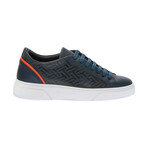 Lace-Up Tennis Shoes // Navy (40)