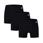 Boxers // Pack of 3 // Black (L)