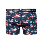 Flamingo Boxers // Multicolor (XL)