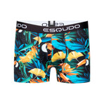 Tropical Bird Boxers // Multicolor (XL)