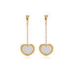 Giulietta E Romeo 18k Yellow Gold + Quartzite Earrings // Store Display