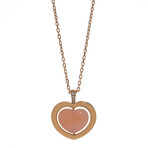 Giulietta E Romeo 18k Rose Gold + Diamond + Quartzite Necklace // 28" // Store Display