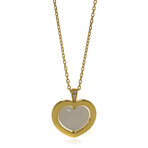 Giulietta E Romeo 18k Yellow Gold + Diamond + Quartzite Necklace // 28" // Store Display